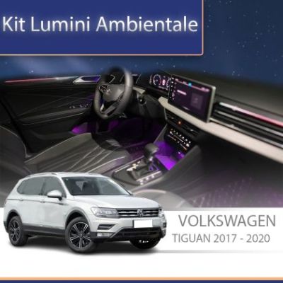 Lumini ambientale VW Tiguan 2017-2020 trimuri control telefon sau sistem original