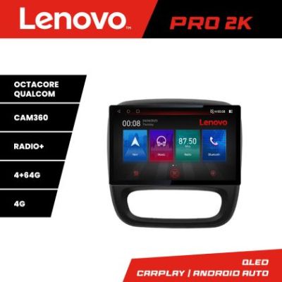 Navigatie Renault Trafic 2014-2017 K-rt09 Lenovo PRO 4+64 13 inch 2K android 4G DSP gps internet  Q v2