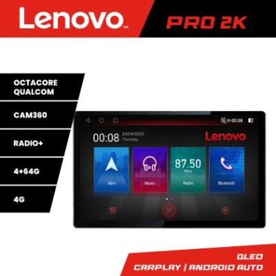 Navigatie Toyota Lenovo PRO 4+64 13 inch 2K android 4G DSP gps internet  Kit-toyota-universal v1