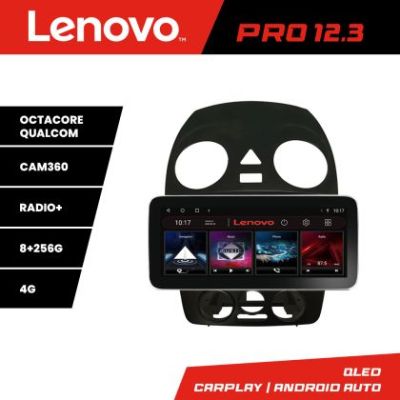 Navigatie VW Beetle 2005-2010 Lenovo PRO 8+256 12.3 inch qled android 4G DSP gps internet  KIT-beetle-old