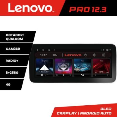 Navigatie Toyota Land Cruiser L100 2002-2006 Lenovo PRO 8+256 12.3 inch qled android 4G DSP gps internet  KIT-L105