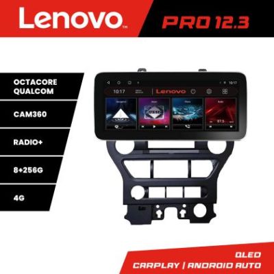 Navigatie Ford Mustang 2015-2020 K-MUSTANG Lenovo PRO 8+256 12.3 inch qled android 4G DSP gps internet