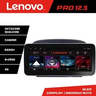 Navigatie Mercedes SL W230 2004-2011 K-W230 Lenovo PRO 8+256 12.3 inch qled android 4G DSP gps internet