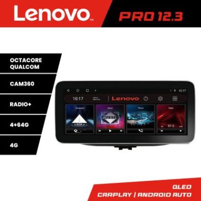 Navigatie Hyundai I30 2017- K-1041 Lenovo PRO 4+64 12.3 inch qled android 4G DSP gps internet  Cor