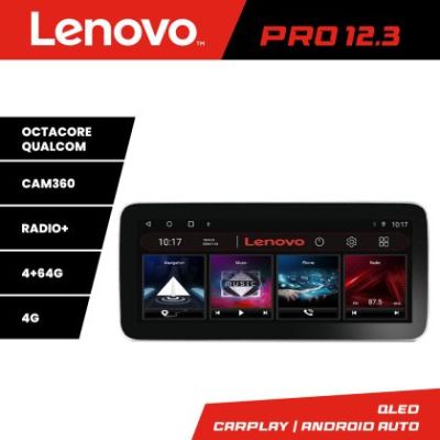 Navigatie Hyundai H350 2016- Lenovo PRO 4+64 12.3 inch qled android 4G DSP gps internet  8Core