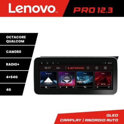 Navigatie Kia Niro 2017- Lenovo PRO 4+64 12.3 inch qled android 4G DSP gps internet  Kit-niro