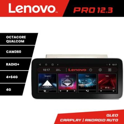 Navigatie Toyota Verso 2004-2009 Lenovo PRO 4+64 12.3 inch qled android 4G DSP gps internet  8Core