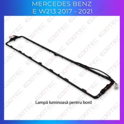 Lumini Ambientale chenar display 64 de culori Mercedes E W213 control pe sistemul original sau telefon