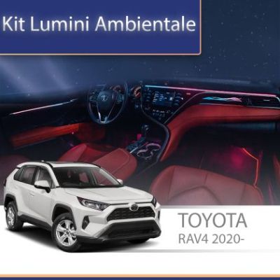 Lumini ambientale Toyota Rav4 2020-2021 set complet control telefon sau sistem original