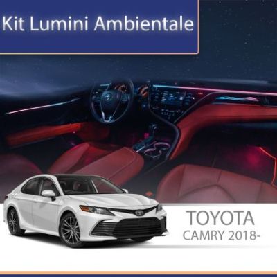 Lumini ambientale Toyota Camry 2018-2022 set complet control telefon sau sistem original