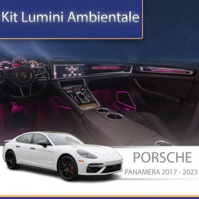 Lumini ambientale Porsche Panamera 2017-2021 set complet cu trimuri control telefon sau sistem original