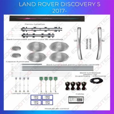 Lumini ambientale Land Rover Discovery 5 trimuri control telefon sau sistem original