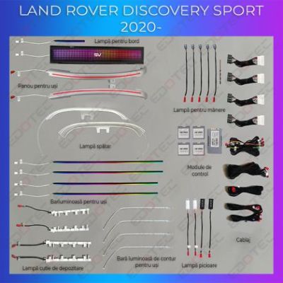 Lumini ambientale Land Rover Discovery Sport 2020- set complet control telefon sau sistem original