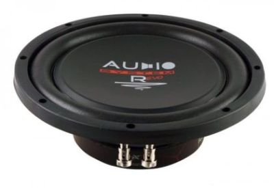 Subwoofer pasiv cu incinta 14L Audio System SUBFRAME R10 FLAT EVO2, 300 watts, 4 ohm, 250 mm, 10", roata de rezerva