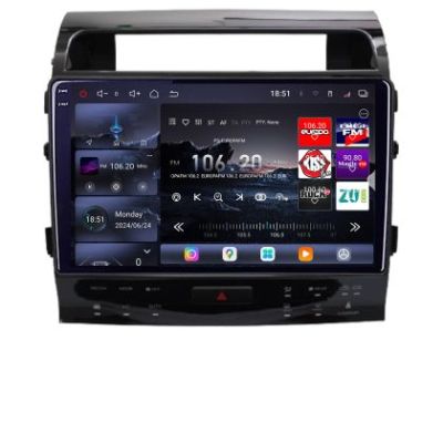 Navigatie Toyota Land Cruiser V8 L200 2009-2020 Qled 2K Octa Core 16+512 LTE 4G DSP Wifi 5Ghz android auto carplay radio gps internet kit-381-type-b+EDT-E810-2K
