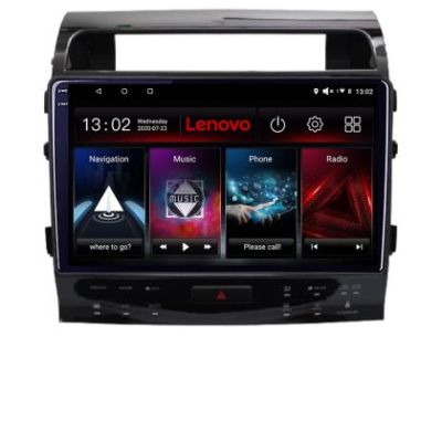 Navigatie Toyota Landcruiser J150 2010-2018 Lenovo 8 core QLED 2K 8+256 360 Android Waze USB Navigatie Internet Youtube Radio