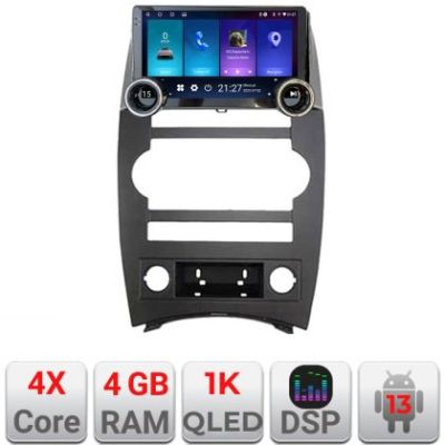 Navigatie Jeep Commander Edotec  4+64 10.5 inch Incell 1K android Wifi 5Ghz gps internet  Kit-commander