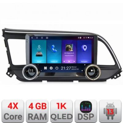 Navigatie Hyundai Elantra 2018- Kit-1581 Edotec  4+64 10.5 inch Incell 1K android Wifi 5Ghz gps internet